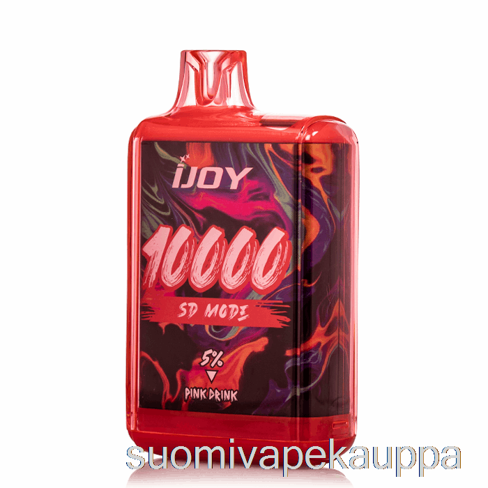 Vape Box Ijoy Bar Sd10000 Kertakäyttöinen Vaaleanpunainen Juoma